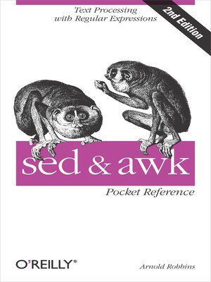 cover image of sed and awk Pocket Reference